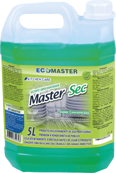 Auxiliar De Secagem Master Sec 5L